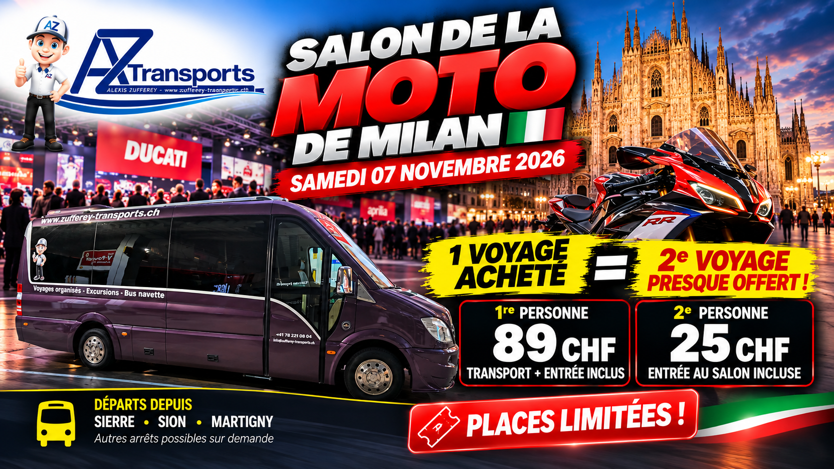 Excursion Exclusive au Salon de la Moto de Milan (EICMA) 2026
