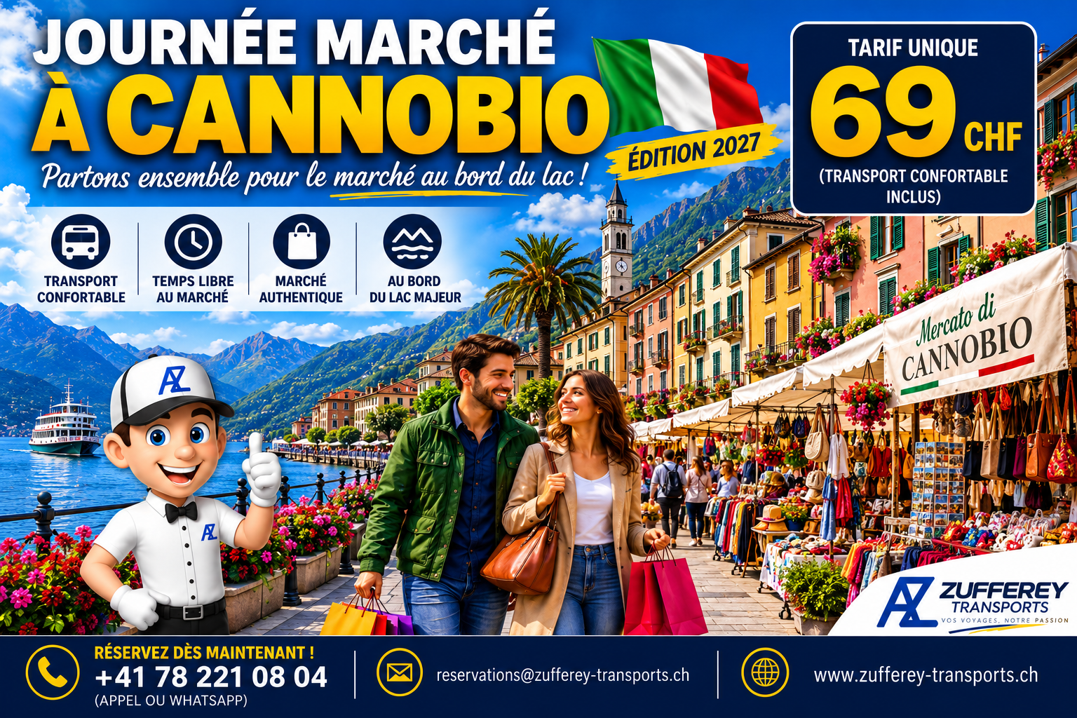 Marché de Cannobio – Italie